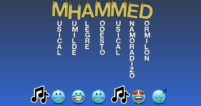 Emoticones para mhammed - Emoticones para tu nombre