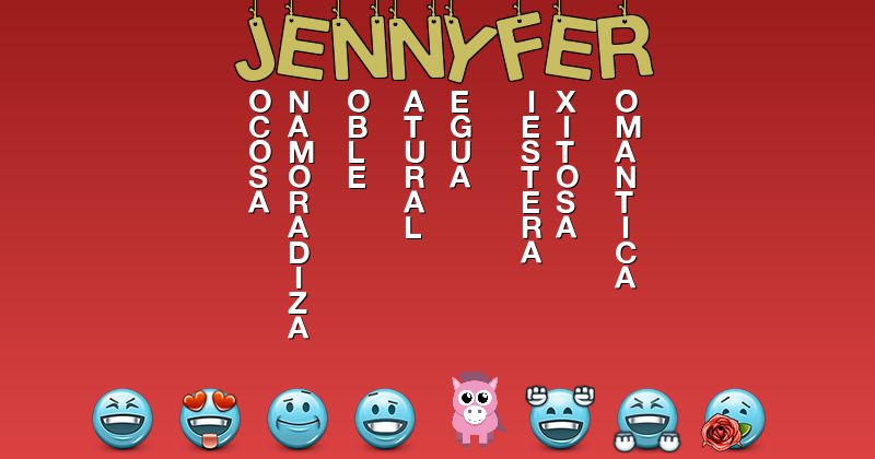 Emoticones para jennyfer - Emoticones para tu nombre