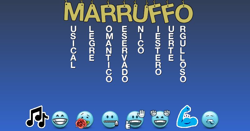 Emoticones para marruffo - Emoticones para tu nombre