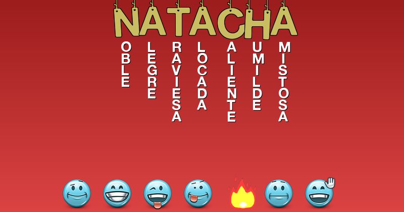 Emoticones para natacha - Emoticones para tu nombre