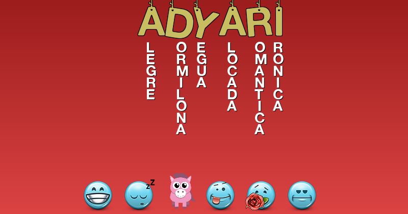 Emoticones para adyari - Emoticones para tu nombre