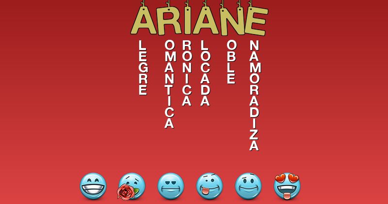 Emoticones para ariane - Emoticones para tu nombre