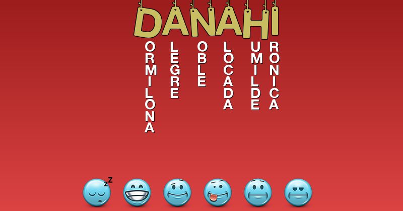Emoticones para danahi - Emoticones para tu nombre