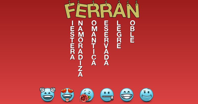 Emoticones para ferran - Emoticones para tu nombre