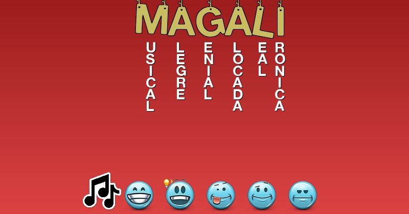 Emoticones para magali - Emoticones para tu nombre