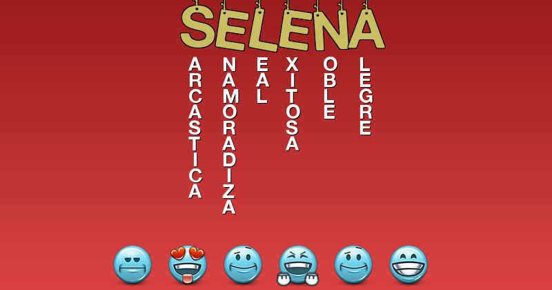 Emoticones para selena - Emoticones para tu nombre