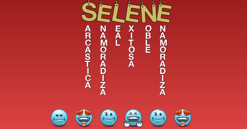 Emoticones para selene - Emoticones para tu nombre