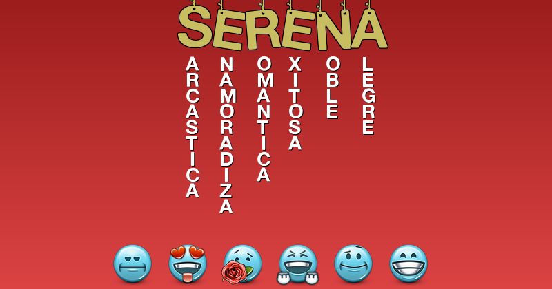 Emoticones para serena - Emoticones para tu nombre