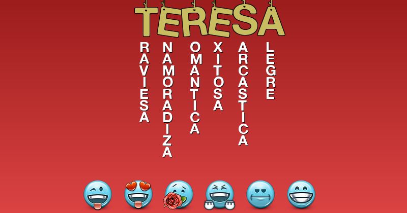 Emoticones para teresa - Emoticones para tu nombre