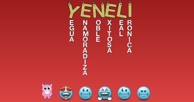 Emoticones para yeneli - Emoticones para tu nombre