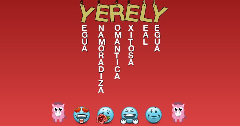 Emoticones para yerely - Emoticones para tu nombre