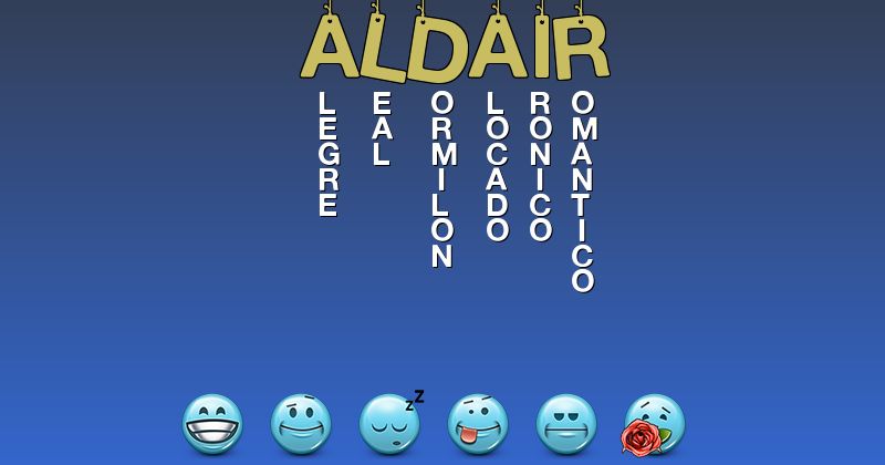 Emoticones para aldair - Emoticones para tu nombre