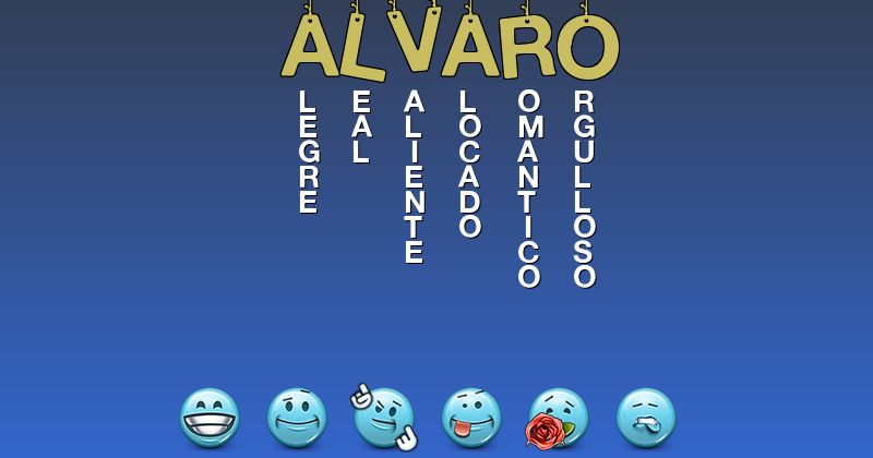 Emoticones para alvaro - Emoticones para tu nombre