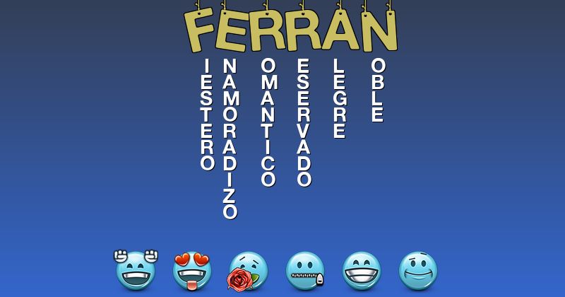 Emoticones para ferran - Emoticones para tu nombre