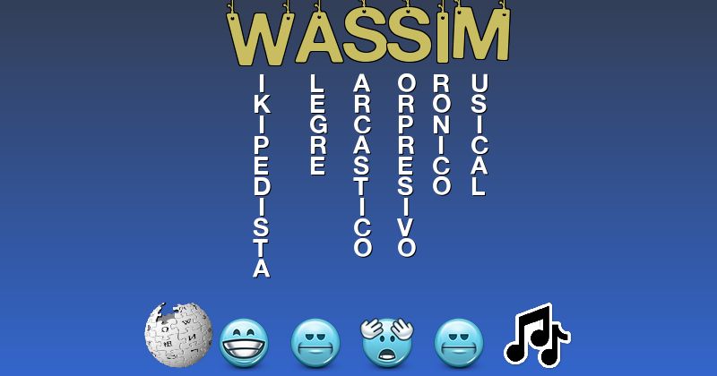 Emoticones para wassim - Emoticones para tu nombre