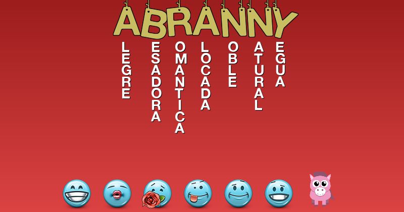 Emoticones para abranny - Emoticones para tu nombre