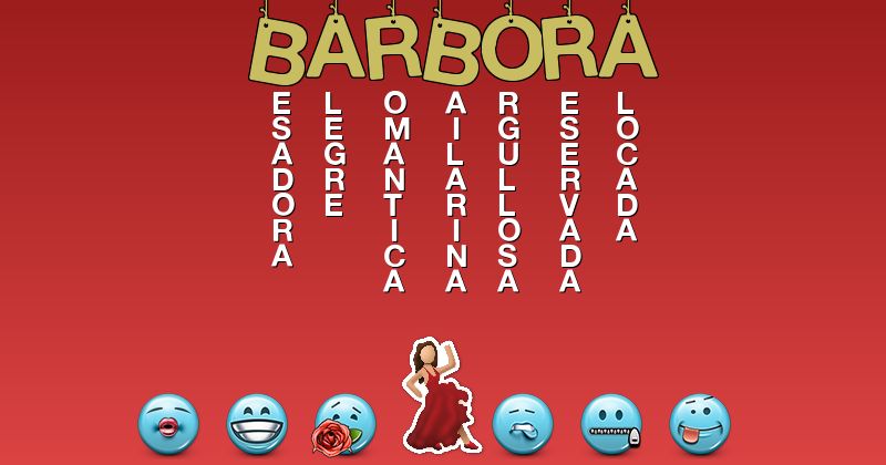 Emoticones para barbora - Emoticones para tu nombre