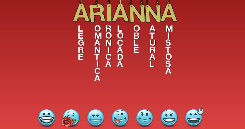 Emoticones para arianna - Emoticones para tu nombre