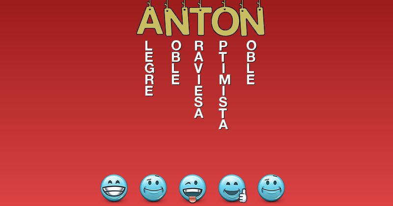 Emoticones para antón - Emoticones para tu nombre