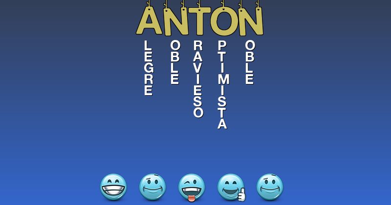 Emoticones para antón - Emoticones para tu nombre