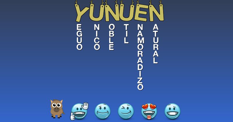 Emoticones para yunuen - Emoticones para tu nombre