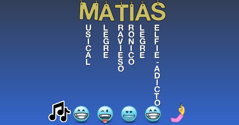 Emoticones para matías - Emoticones para tu nombre