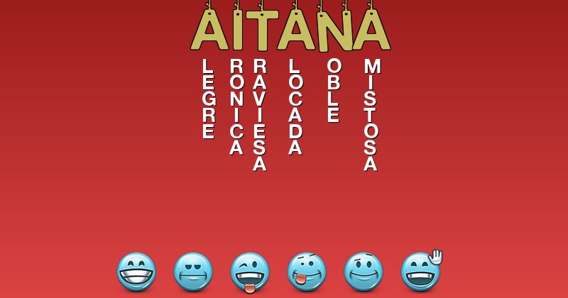 Emoticones para aitana - Emoticones para tu nombre