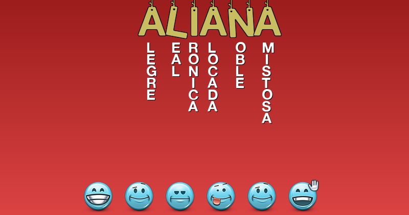 Emoticones para aliana - Emoticones para tu nombre