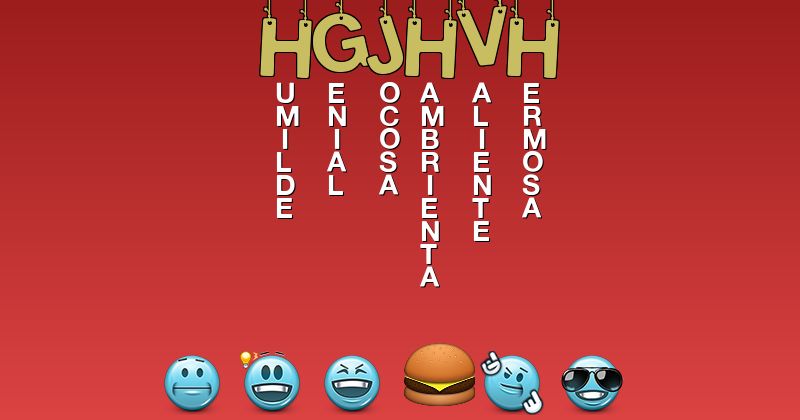 Emoticones para hgjhvh - Emoticones para tu nombre