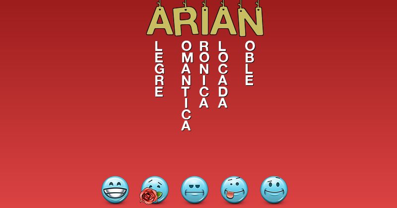 Emoticones para arian - Emoticones para tu nombre