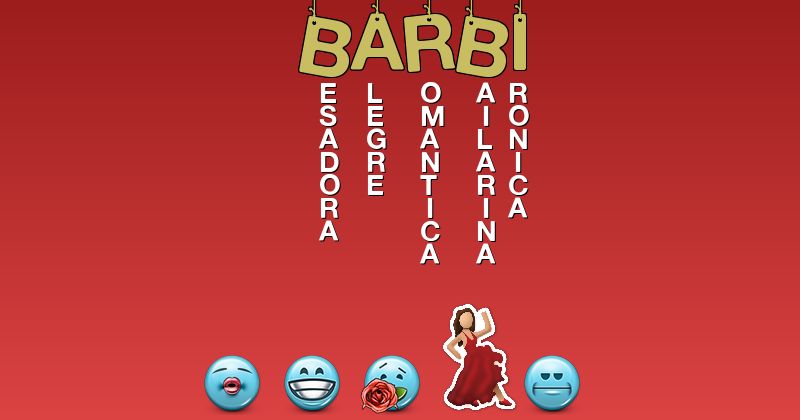 Emoticones para barbi - Emoticones para tu nombre