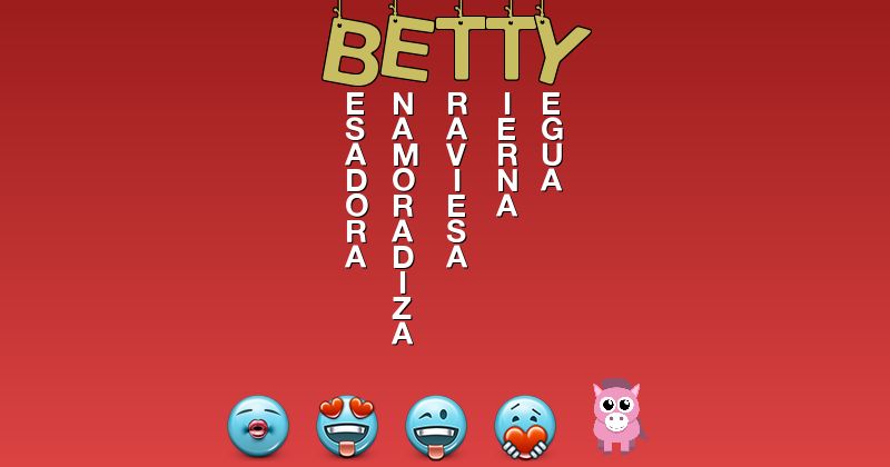 Emoticones para betty - Emoticones para tu nombre