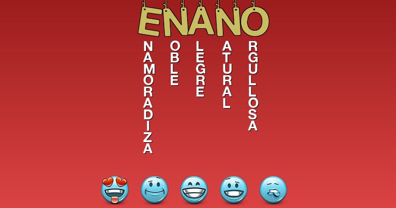 Emoticones para enano - Emoticones para tu nombre