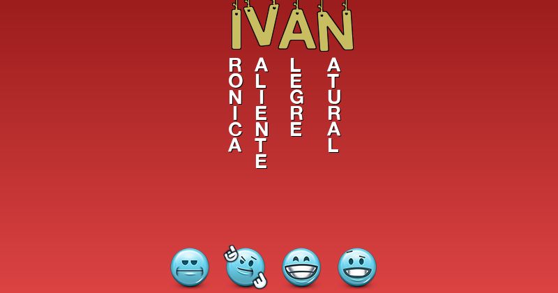 Emoticones para iván - Emoticones para tu nombre