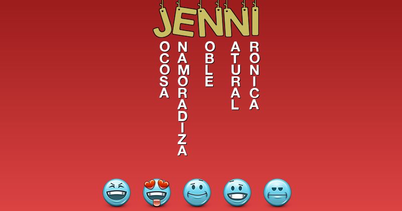 Emoticones para jenni - Emoticones para tu nombre