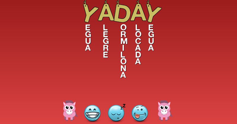 Emoticones para yaday - Emoticones para tu nombre