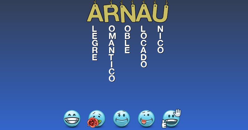 Emoticones para arnau - Emoticones para tu nombre