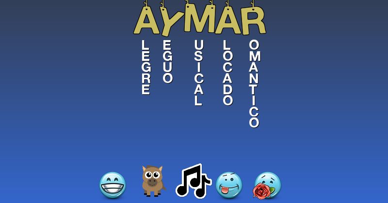 Emoticones para aymar - Emoticones para tu nombre