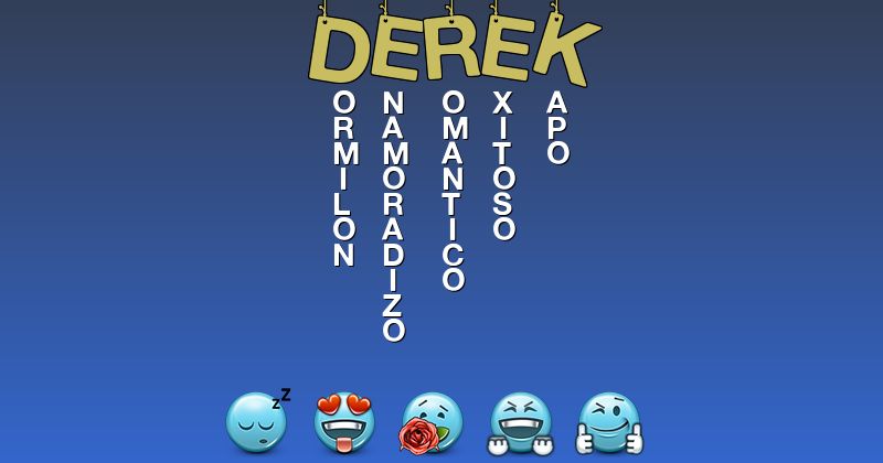 Emoticones para derek - Emoticones para tu nombre