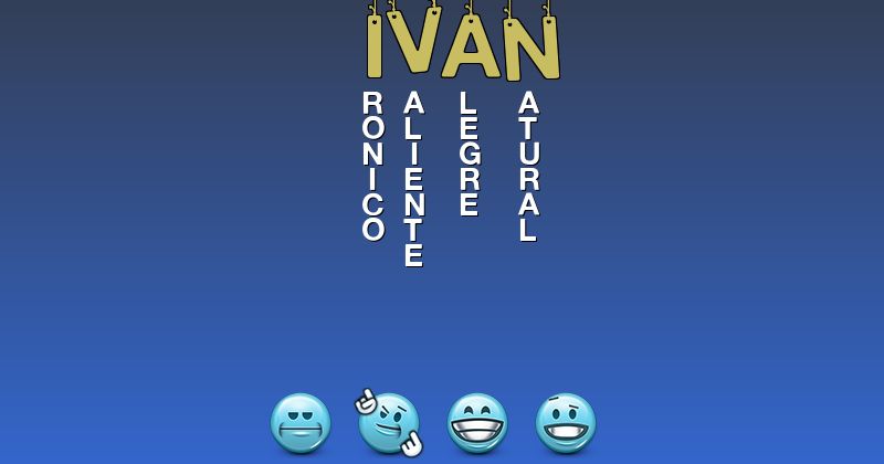 Emoticones para iván - Emoticones para tu nombre