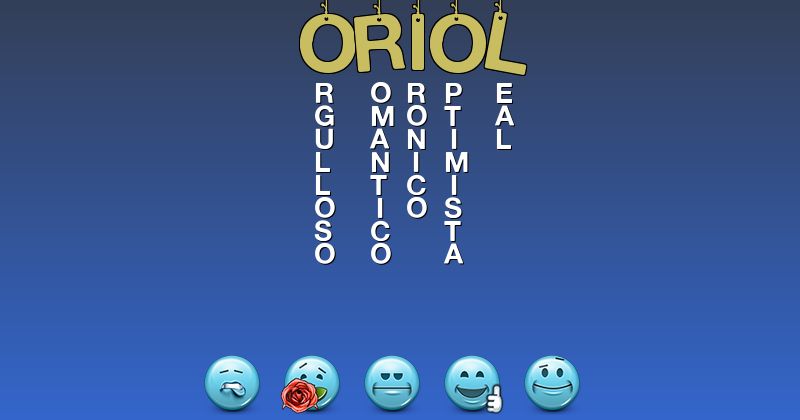 Emoticones para oriol - Emoticones para tu nombre