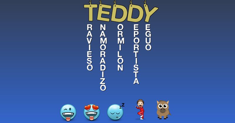 Emoticones para teddy - Emoticones para tu nombre