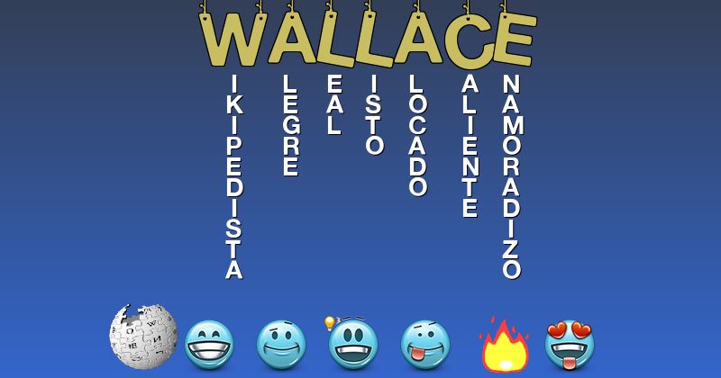 Emoticones para wallace - Emoticones para tu nombre