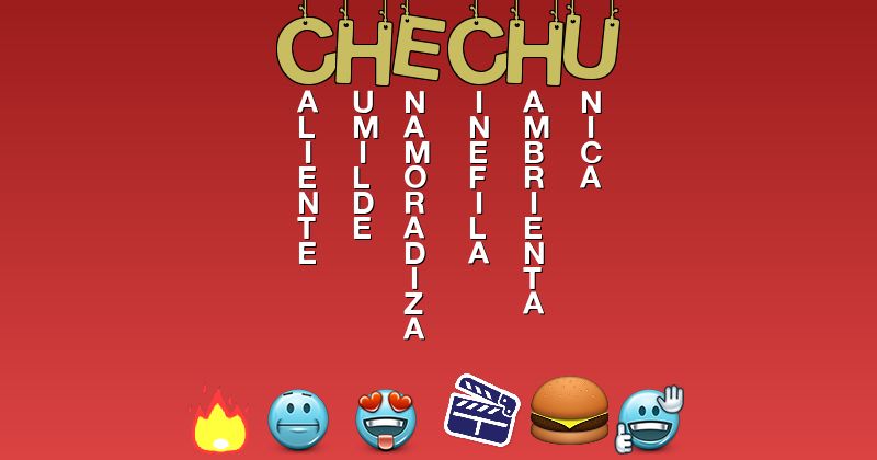 Emoticones para chechu - Emoticones para tu nombre