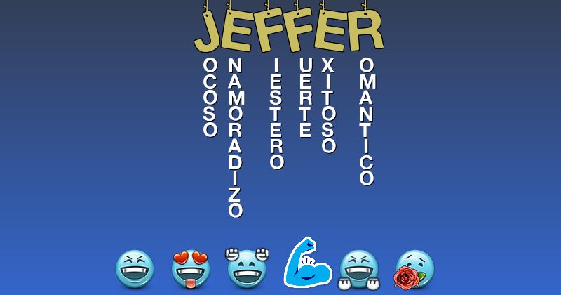 Emoticones para jeffer - Emoticones para tu nombre