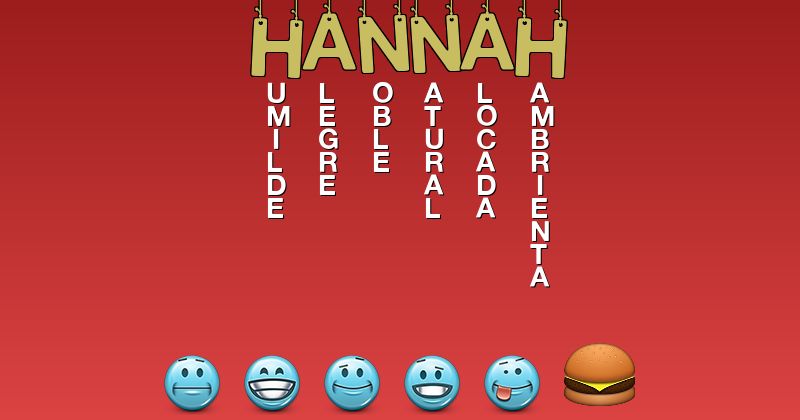 Emoticones para hannah - Emoticones para tu nombre