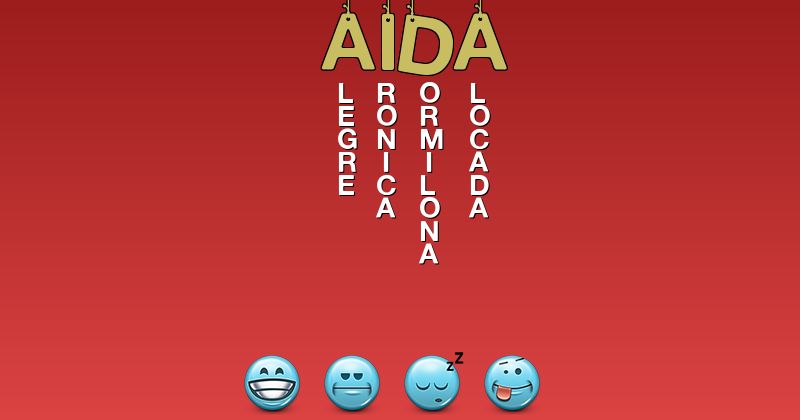 Emoticones para aida - Emoticones para tu nombre