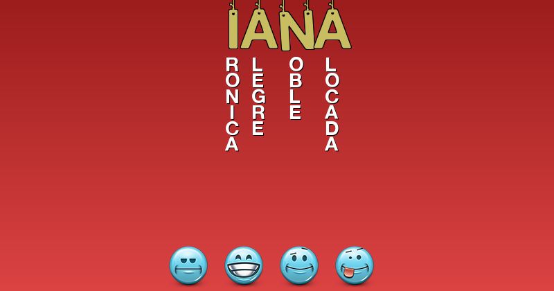 Emoticones para iana - Emoticones para tu nombre