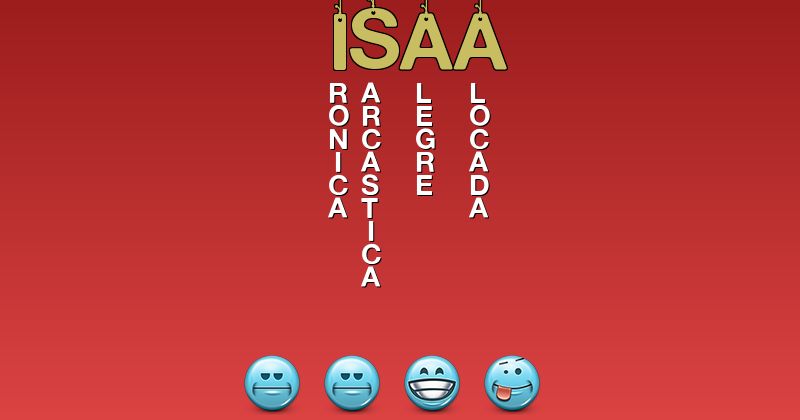 Emoticones para isaa - Emoticones para tu nombre