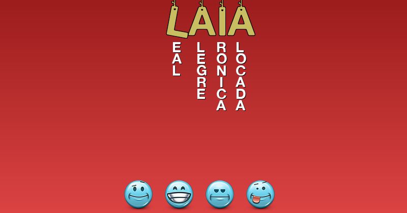 Emoticones para laia - Emoticones para tu nombre